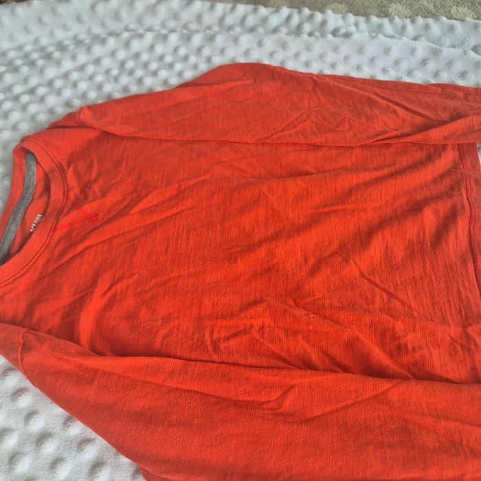 Tee-shirt manches longues orange 8 ans - photo numéro 2