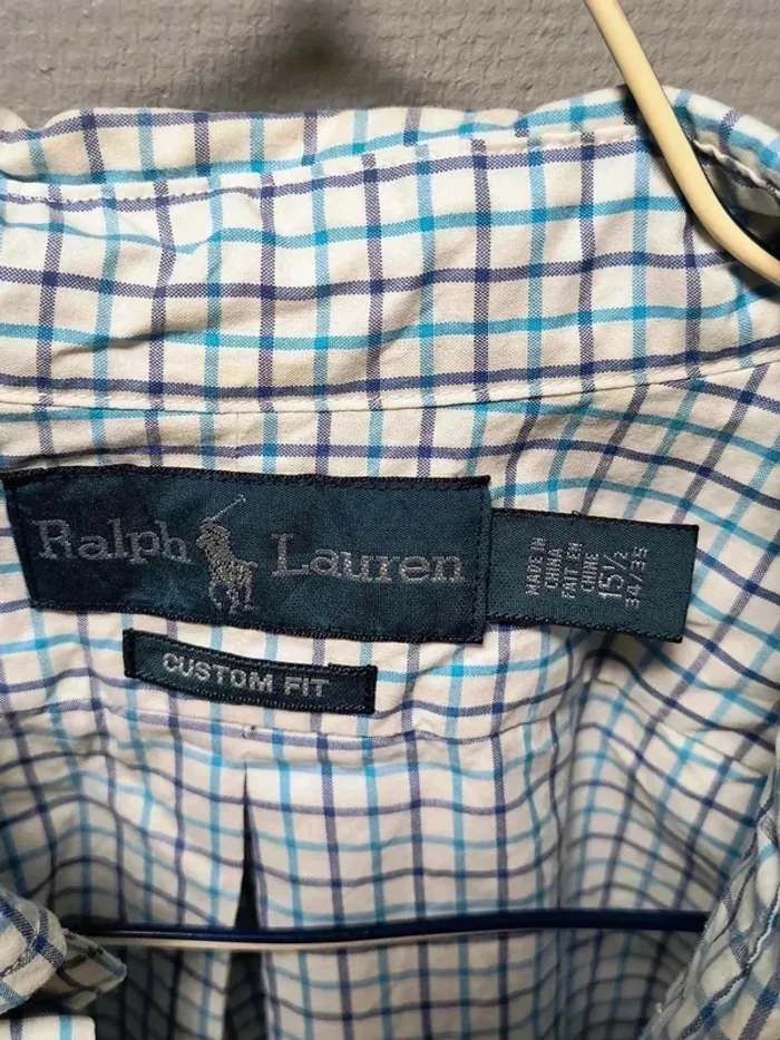 Chemise Ralph Lauren à carreaux – Custom Fit – Élégance vintage - photo numéro 8