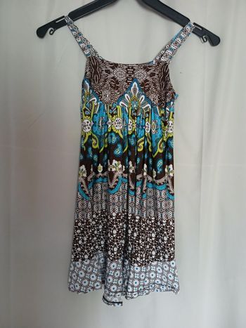 Robe à bretelles 10 ans fille