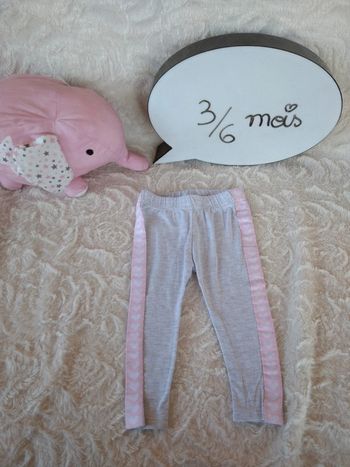 Legging Fille 3/6 mois Cœur