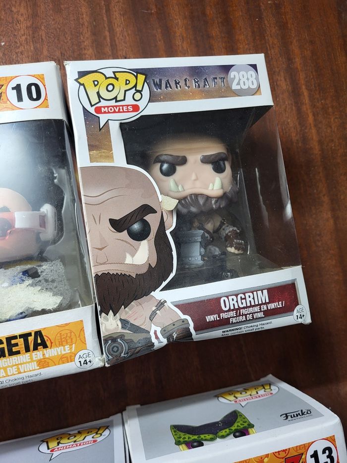Lot de 7 Figurine POP Dragon ball, Warcraft, DC et Marvel - photo numéro 4