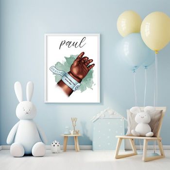 affiche naissance personnalisé