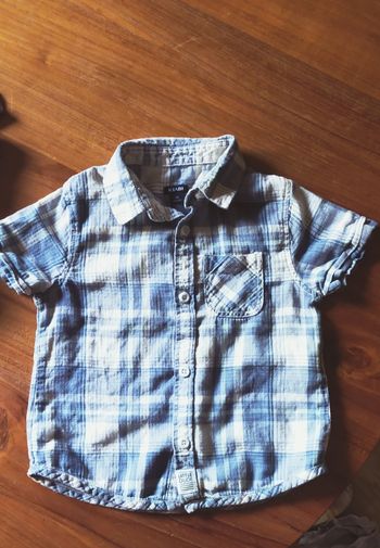 Chemisette à carreau