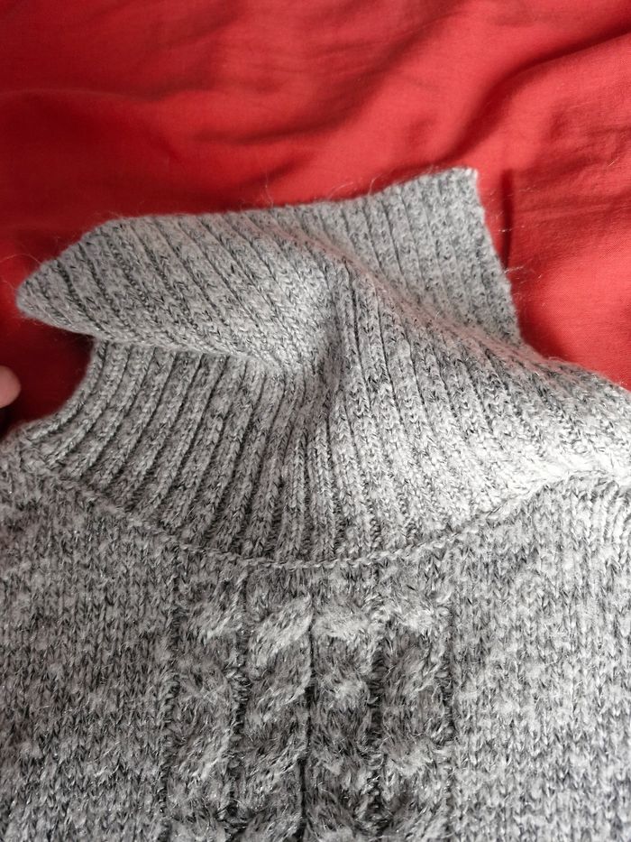 Magnifique pull torsade et col rabattu - photo numéro 7