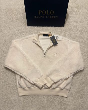 Pull Zippé en Sherpa Ralph Lauren ( M - Femme )