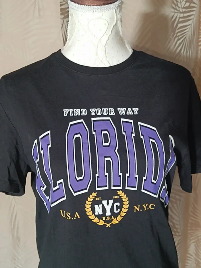 T-shirt Florida💜Mixte 36 - photo numéro 2
