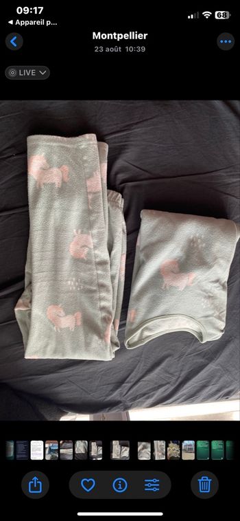 Pyjama fille licorne