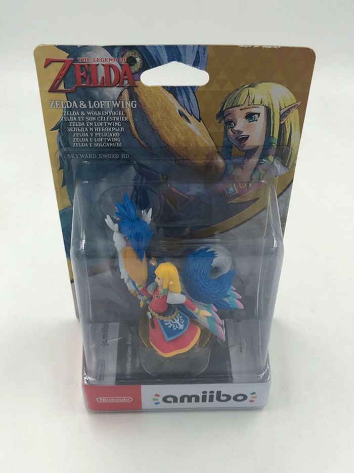Figurine Amiibo Zelda et Loftwing Nintendo neuf