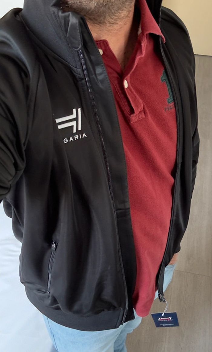 Veste homme sport mi-saison NEUVE sous blister taille M noire - photo numéro 3