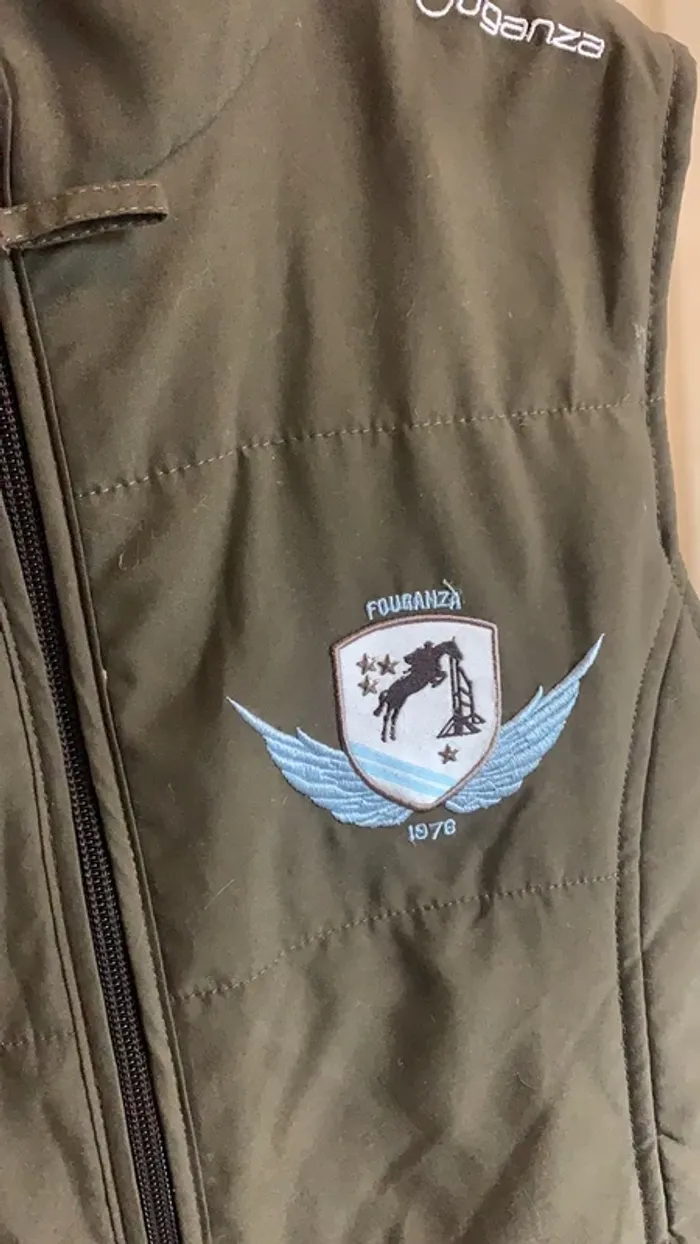 Veste sans manche marron - photo numéro 2