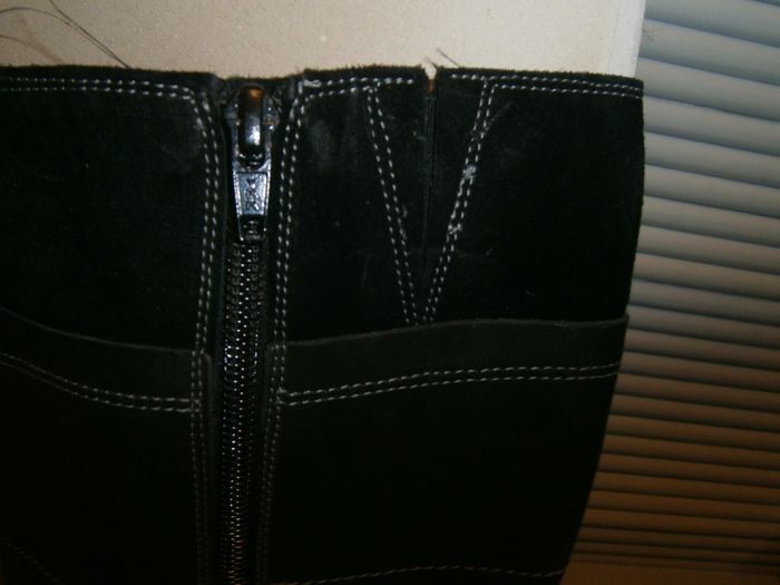 Bottes à talon en cuir marron PATAUGAS P38 - photo numéro 7