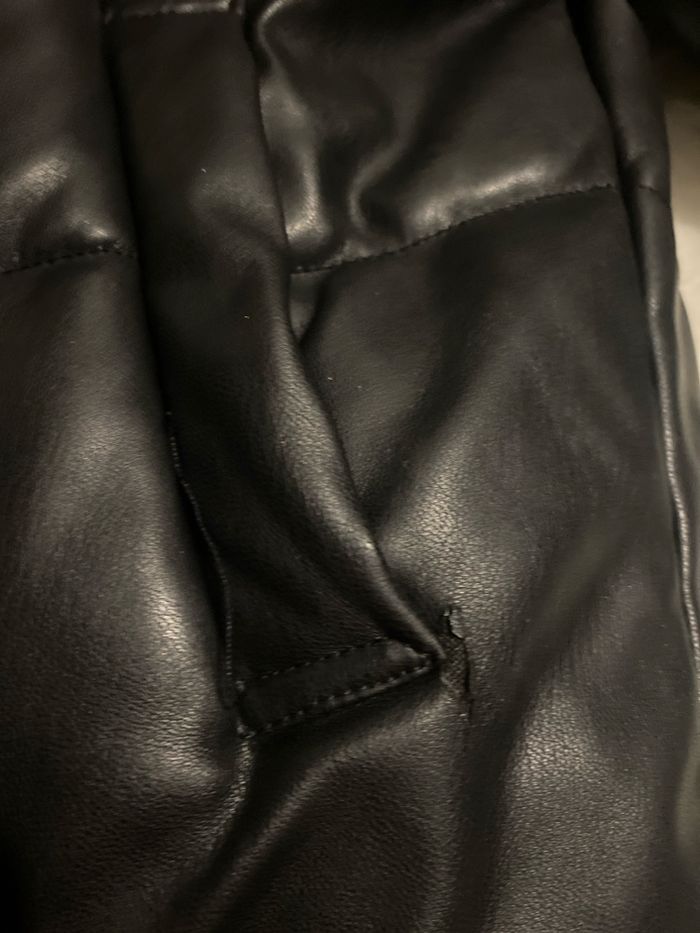 Doudoune effet cuir – Primark – Taille 9/10 ans - photo numéro 3