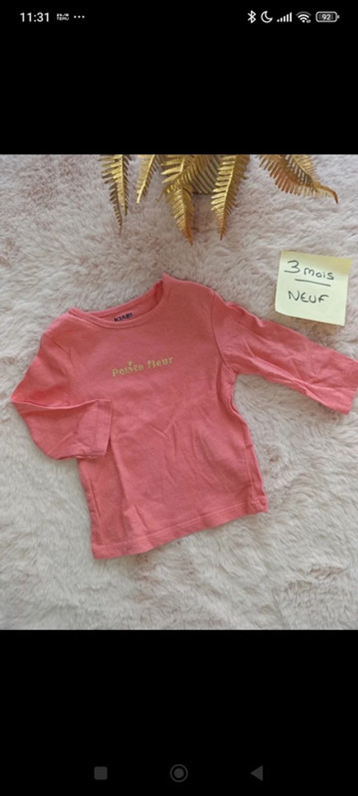 T shirt super maman toujours parfaite Gémo, petite fleure kiabi - photo numéro 7