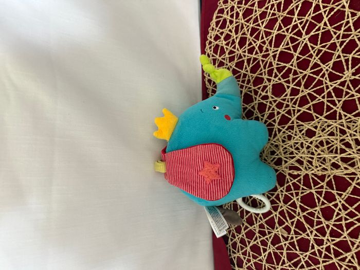 Boîte à musique éléphant en peluche Topomini 2 - photo numéro 3