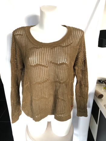 Pull ajouré oversize kaki Roxy excellent état taille M / 38.