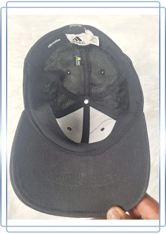 Casquette adidas vintage / homme noir / année 2013 / brodé (480) - photo numéro 7