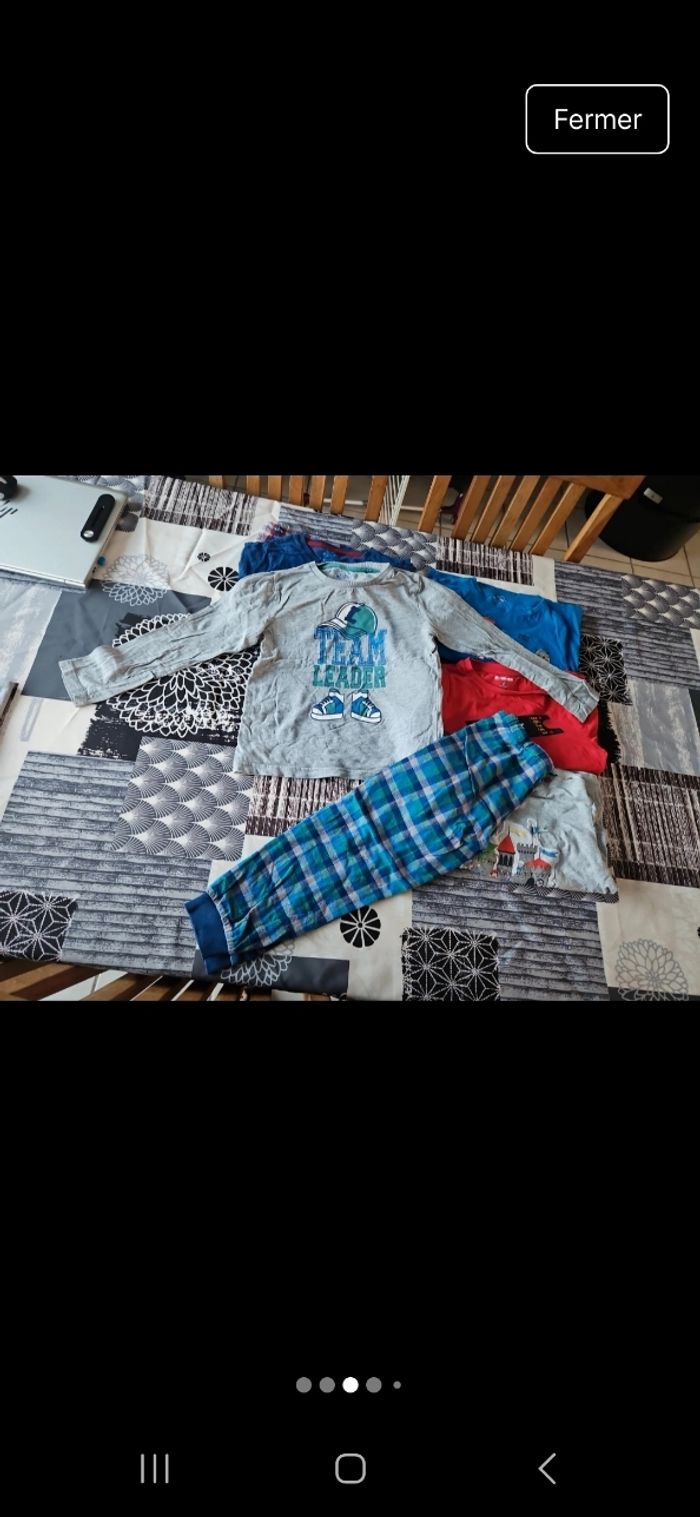 Lot pyjamas coton - photo numéro 2