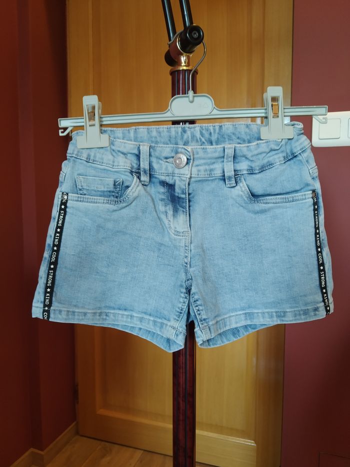 Short jean bleu fille 12ans C&A