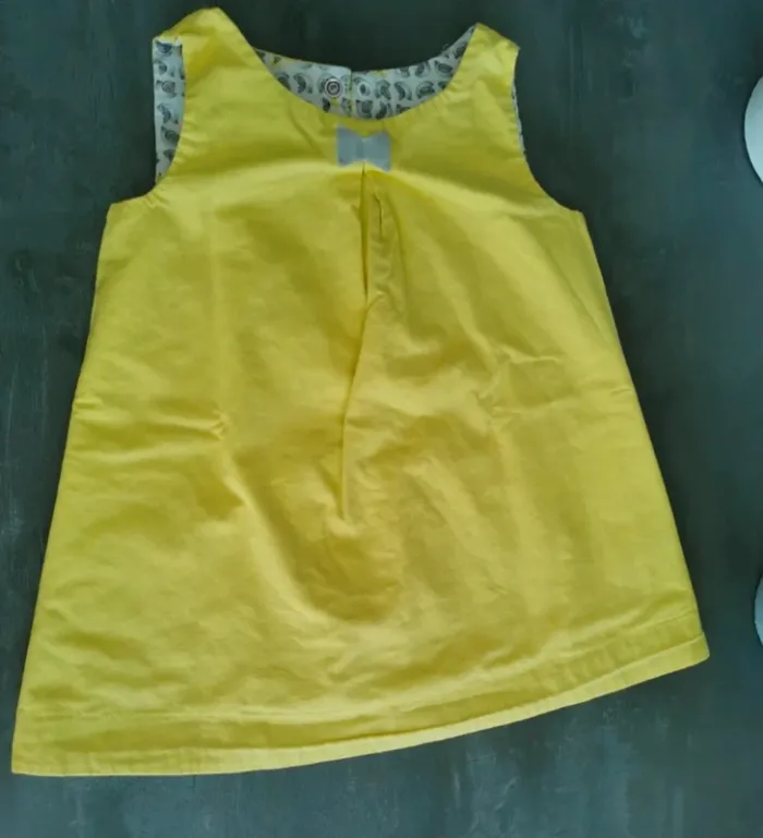 Robe d'été réversible bébé fille 9 mois