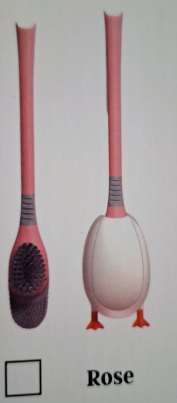 Brosse w.c forme canard