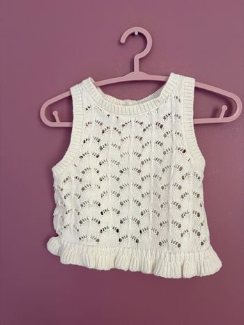 Top en crochet 