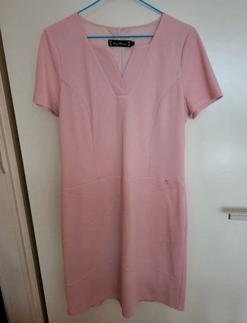 Robe t-shirt rose