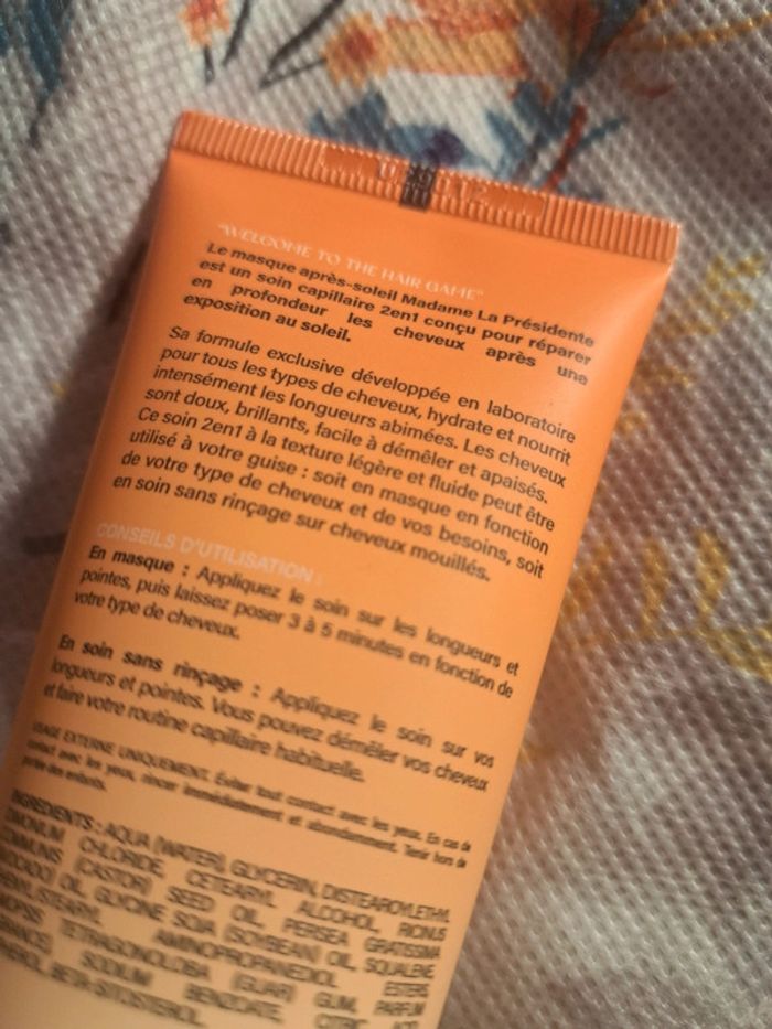 Masque cheveux apres-soleil - photo numéro 4