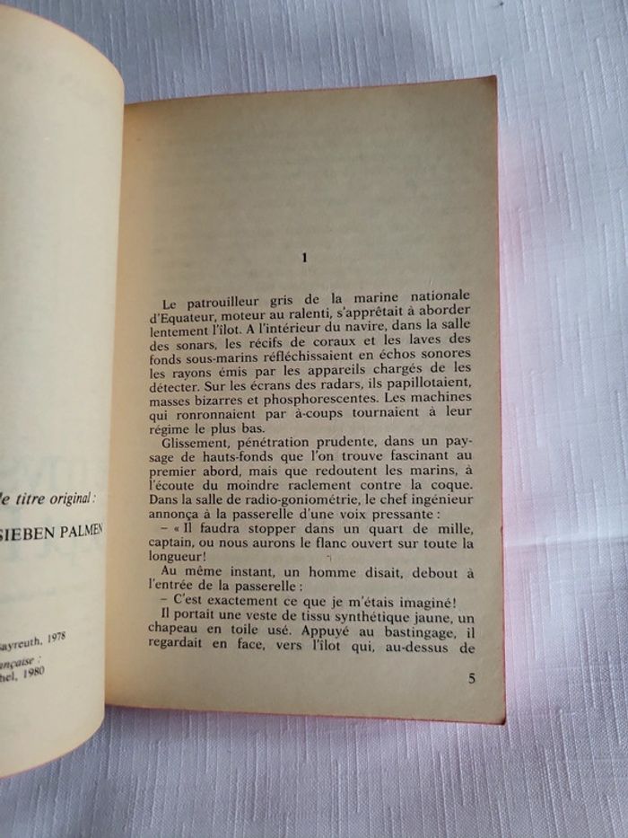 Livre ee poche le mystère des sept palmiers - photo numéro 3