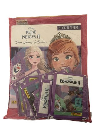 Album cartes Panini Disney Frozen / La reine des neiges 2 + 50 pochettes de Stickers neuf