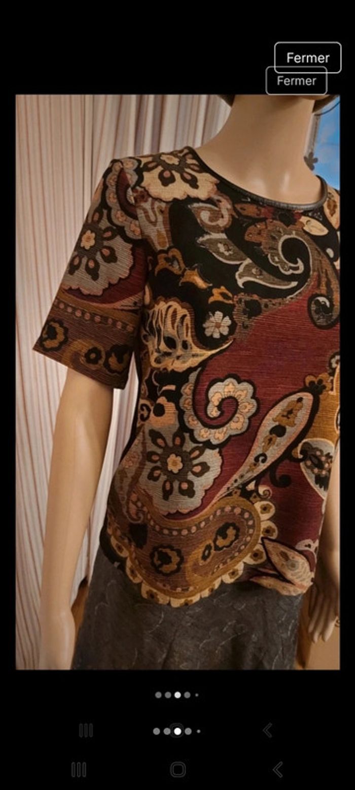 Jolie Blouse la fée maraboutée t 36 parfait état - photo numéro 4