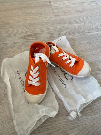 Baskets tennis lpb les p’tites bombes pointure orange 30 Neuves