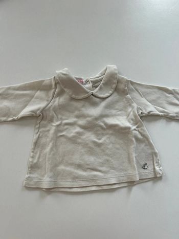 T-shirt manches longues Petit Bateau 6 mois