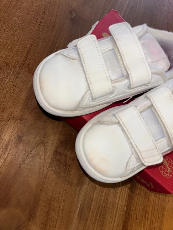 Basket puma blanche et rose t25 - photo numéro 5