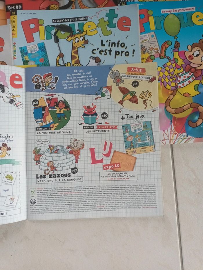 Lot de 10 magazines Pirouette pour enfants de 5 à 8 ans - photo numéro 6