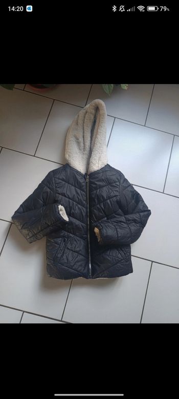 Doudoune avec capuche molletonné