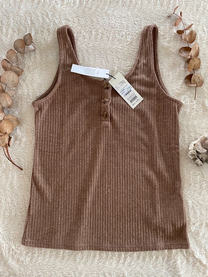 Superbe débardeur taupe neuf BlendShe M - photo numéro 4