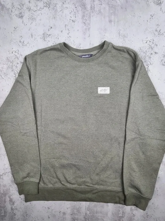 Sweat kaki Eddie Bauer – Taille XL Hommes (mesures en photos) - photo numéro 3