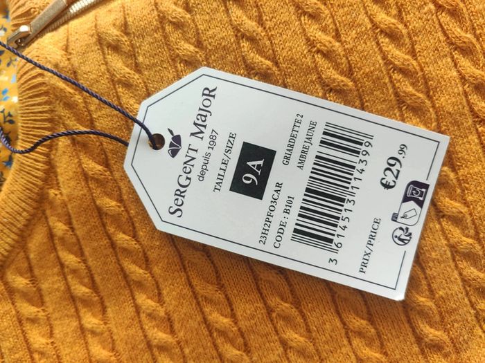 Gilet neuf sergent major 9 ans - photo numéro 2