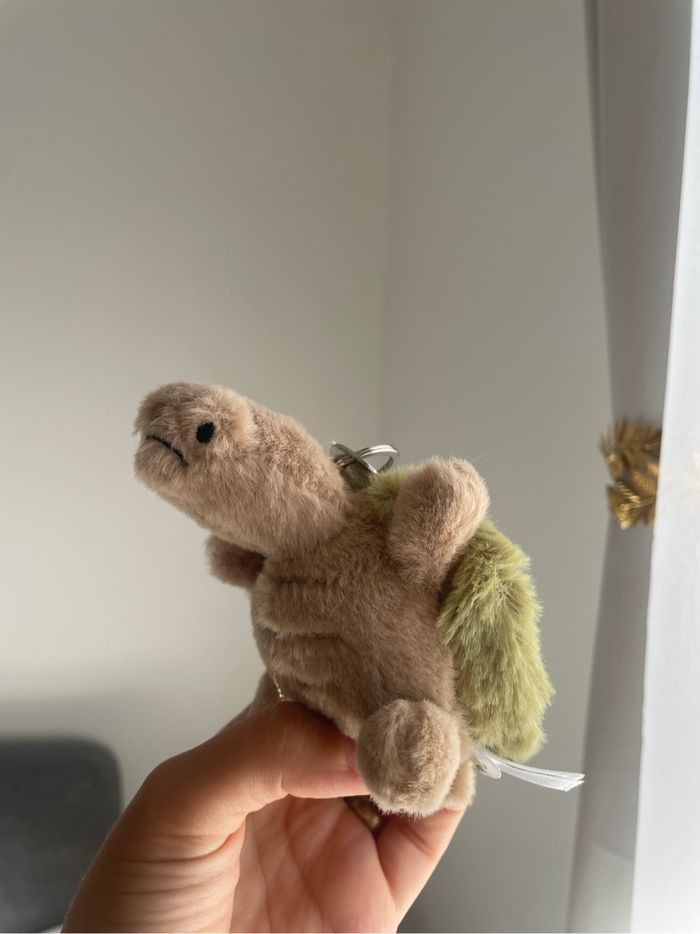 Porte clefs en peluche Timmy la tortue 🐢