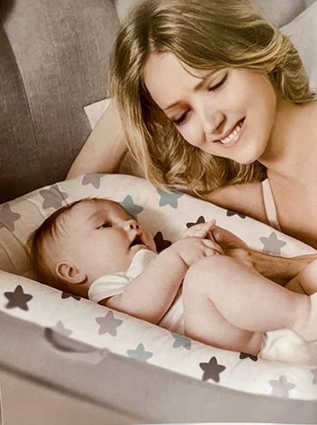 Nid de bébé, réducteur de lit pour bébé 100 % coton, dans son sac de rangement