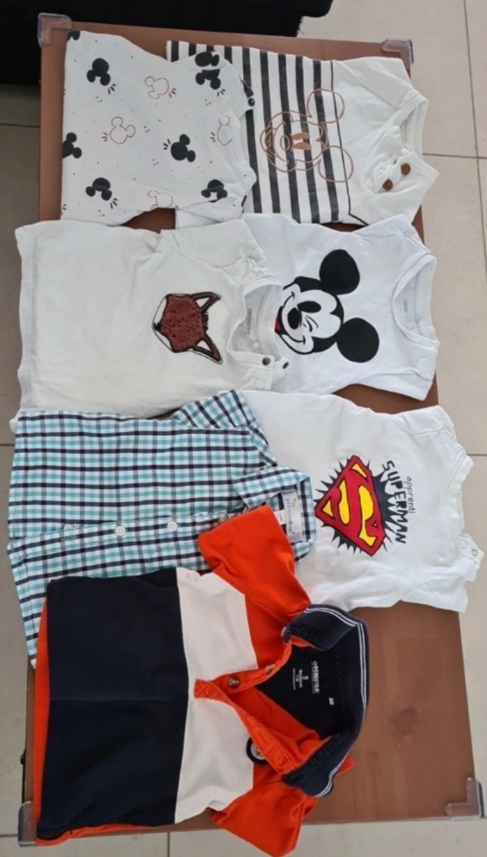 Lot de 7 pièce- 6 à 9 mois