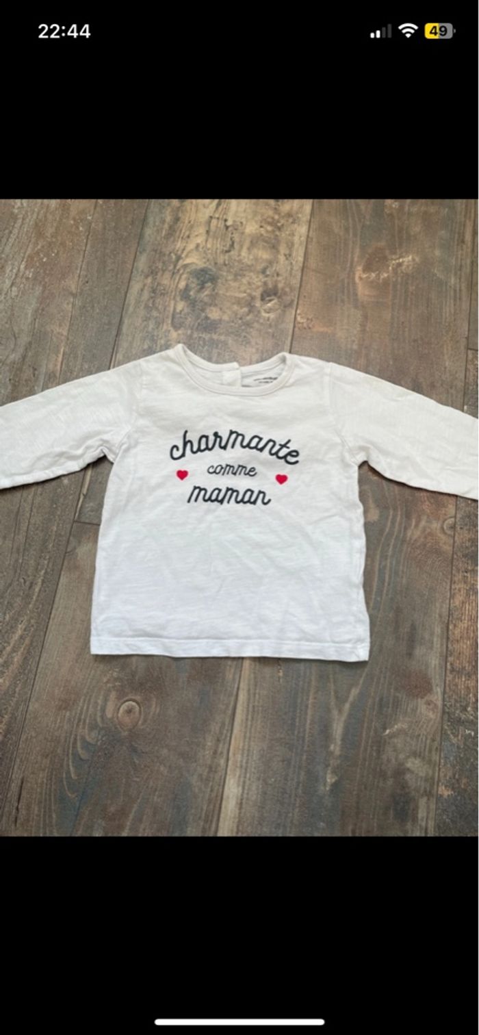 TEE shirt manches longues 24 mois