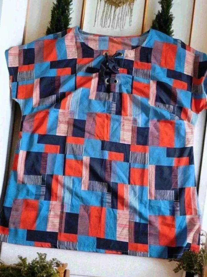 Blouse 🌹 48 🌹 blanche porte