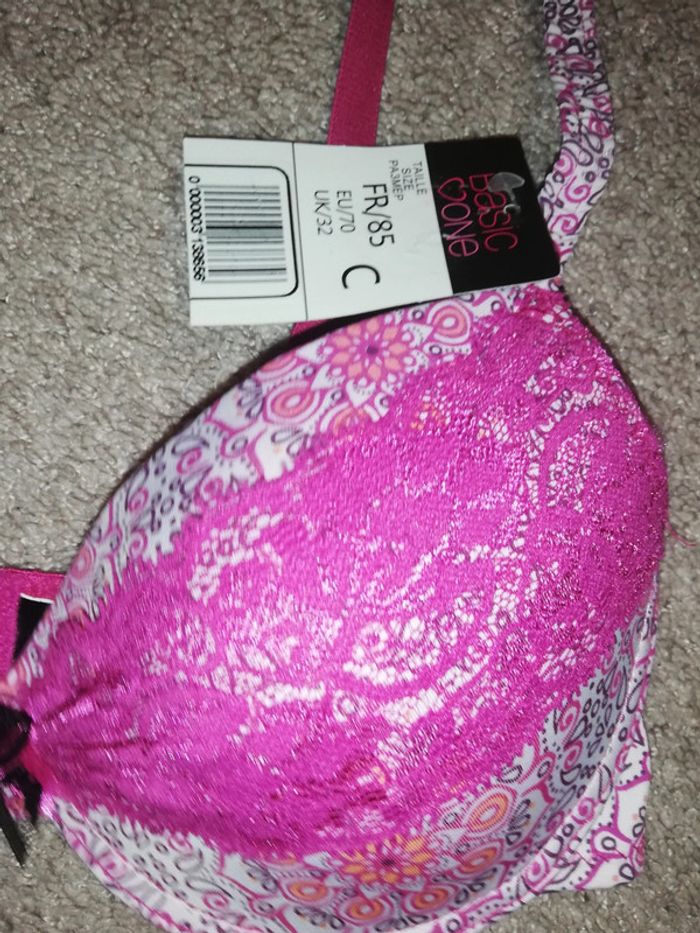 Soutien gorge 85C rose - photo numéro 3