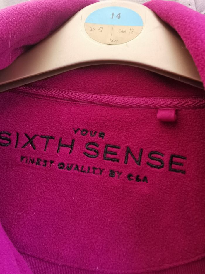 Jolie veste 3/4 polaire sixth sense taille L - photo numéro 2