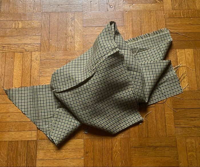 Chute de tissu écossais - photo numéro 2