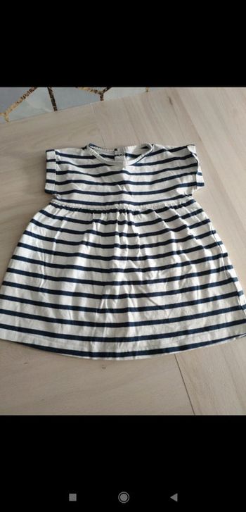Robe à rayures bout'chou 9 mois esprit marinière
