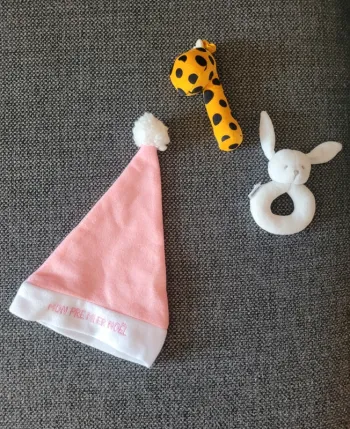 Bonnet de Noël fille 12 mois