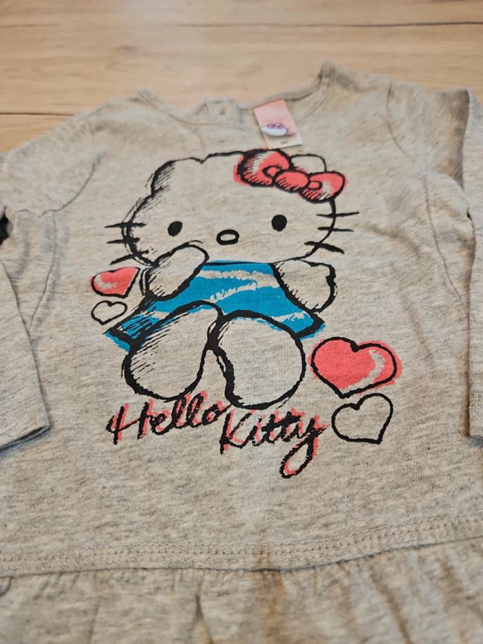 T shirt ML hello kitty 80cm - photo numéro 2