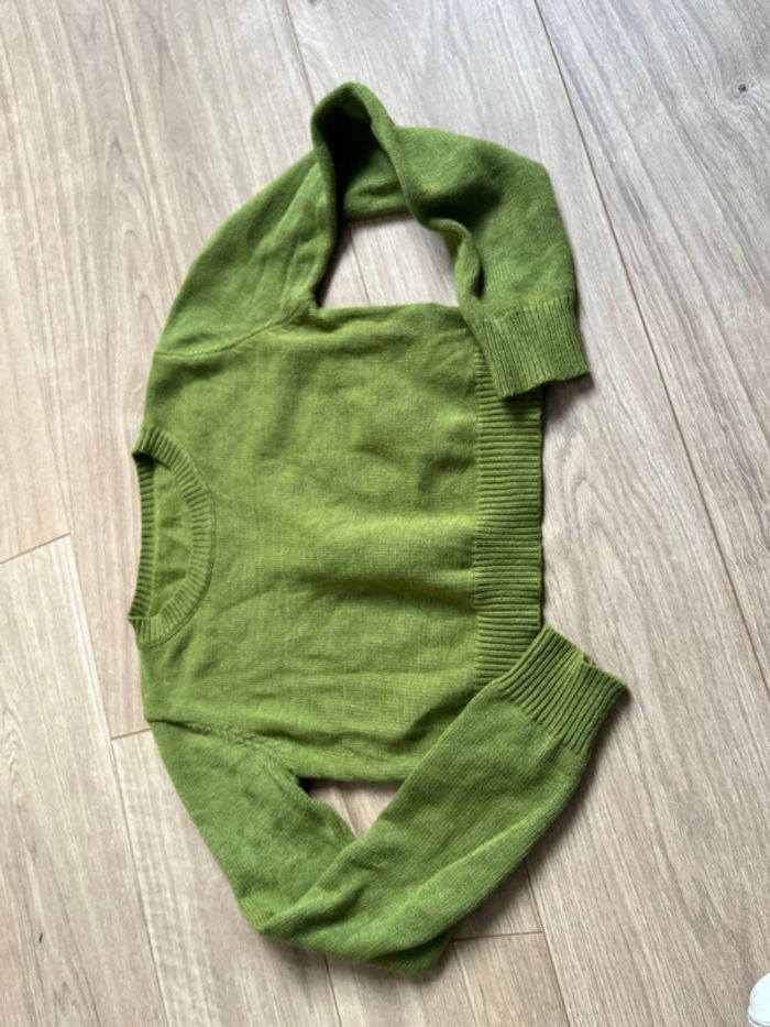 Pull court vert shein